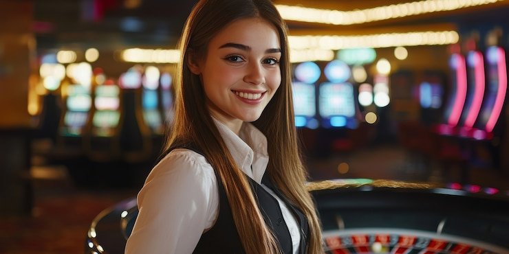 Antarmuka Mega Sevens di layar ponsel dewa cukong88 dengan simbol slot dan tombol taruhan